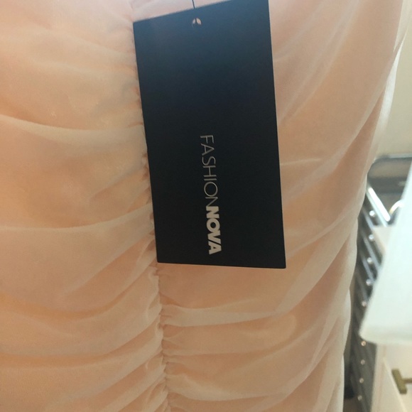 NWT White Fitted Dress - Picture 6 of 7